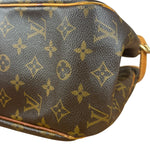 Louis Vuitton Leather Batignolles Horizontal Canvas Monogram Tote Bag