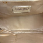 Chanel East/West Accordion Chain Beige Flap Bag 2008