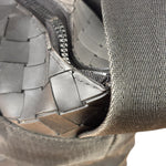 Bottega Veneta Black Rubber Intrecciato Messenger Bag