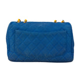 Chanel Medium Quilted Perforated Jersey Single Flap 2009
