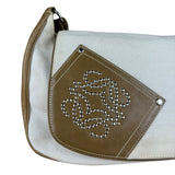 Loewe Tan & Cream Shoulder Bag