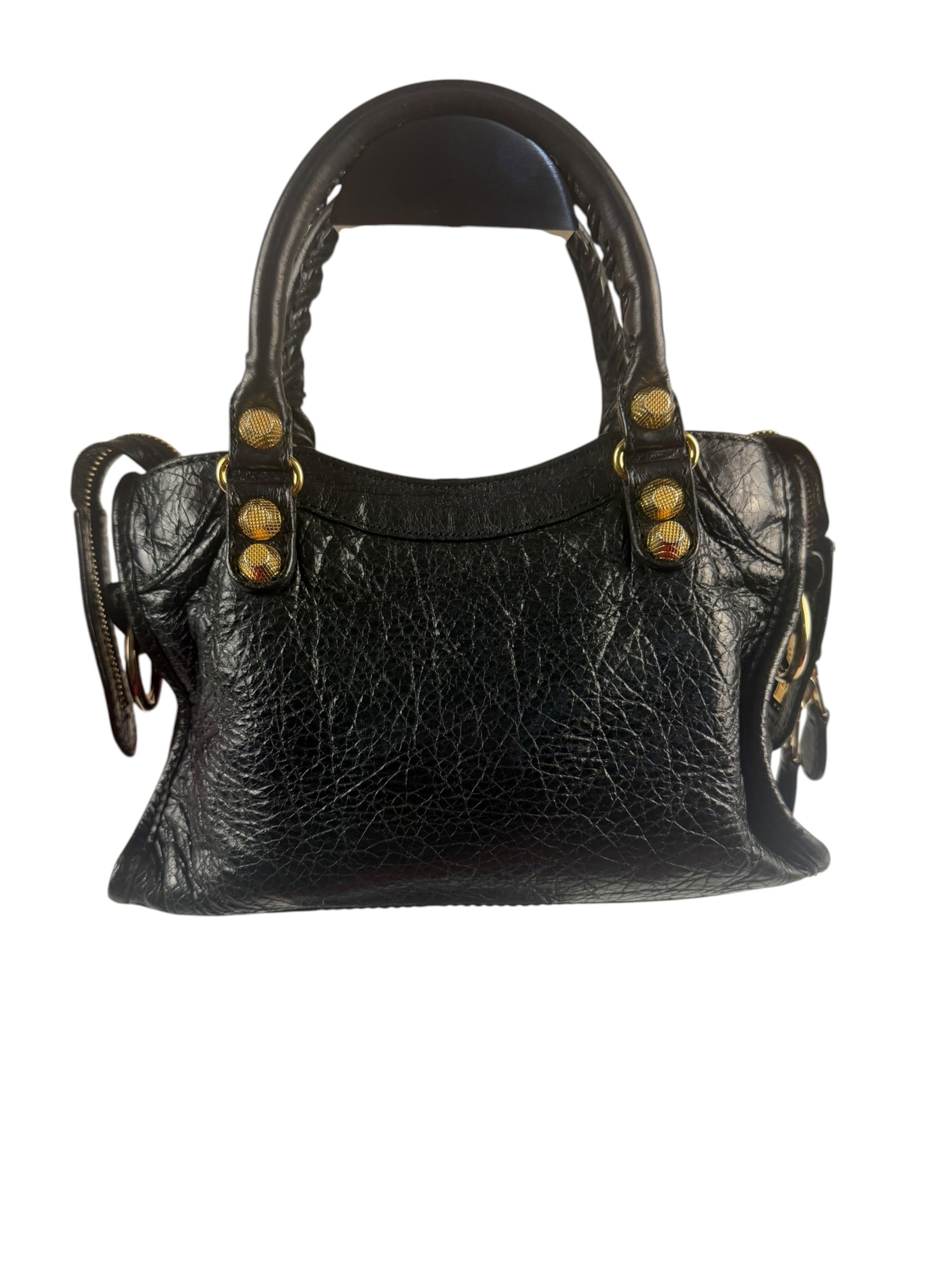 Balenciaga Black Calfskin Mini Le City Bag