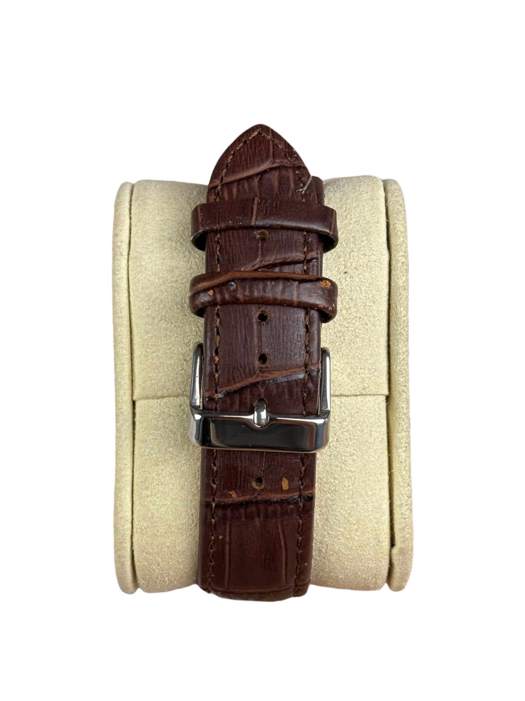 Tag Heuer Professional  Black Dial Brown Leather Strap