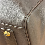 Louis Vuitton Chocolate Calfskin Sofia Coppola Duffel Bag