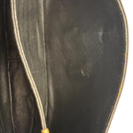 Celine Vintage Black Leather Shoulder Bag
