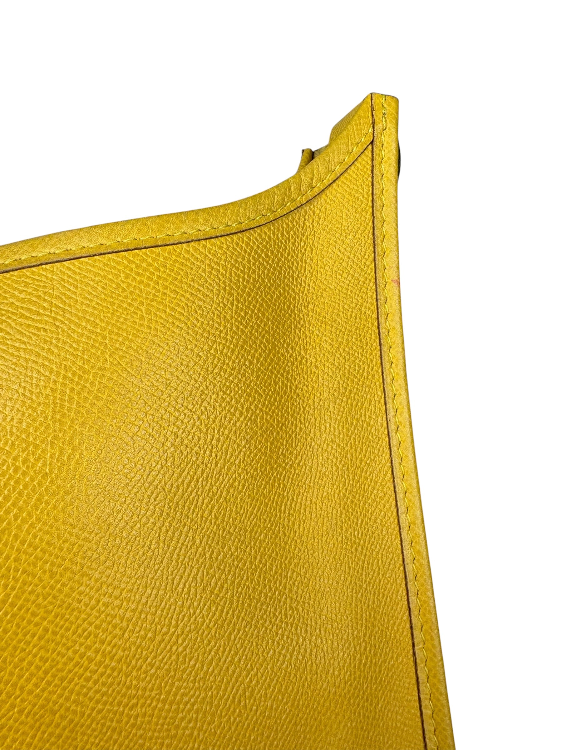 Hermes Evelyne Taurillon Clemence Leather Shoulder Bag