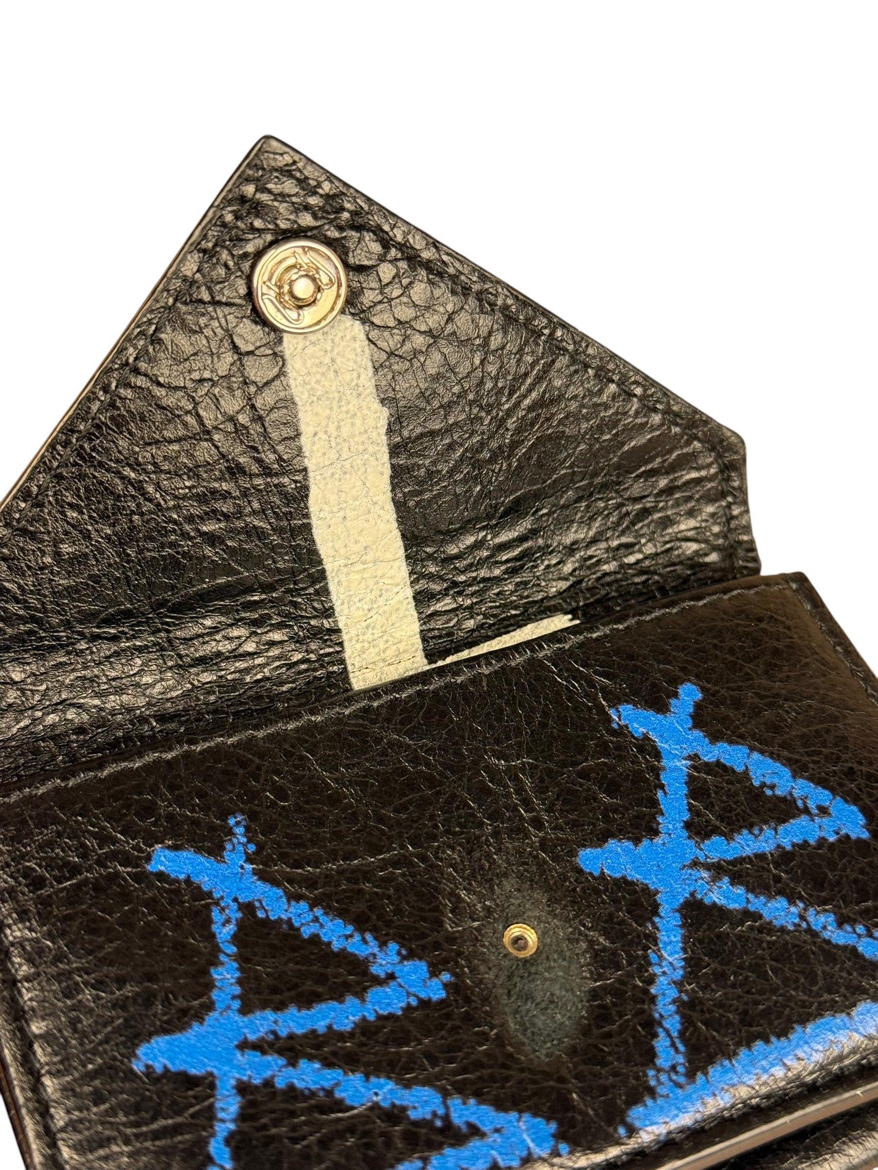 Balenciaga Grafitti Trifold Wallet