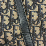 Christian Dior Vintage Canvas Monogram Trotter Oblique Boston Hand Bag
