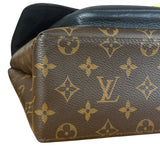 Louis Vuitton Black Leather/ Monogram Marignan 2Way Bag