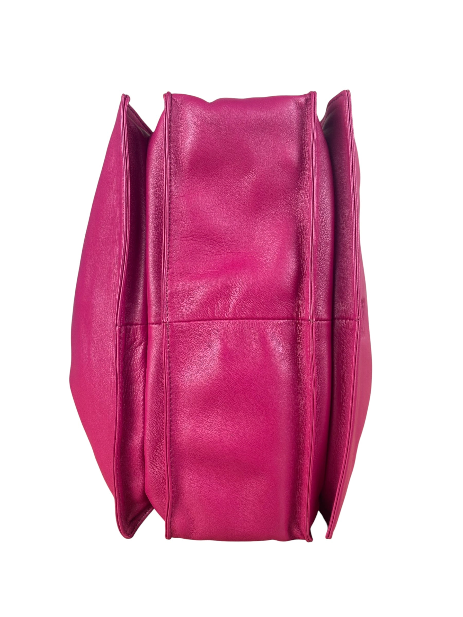 Loewe Pink Calfskin Flamenco Crossbody Bag