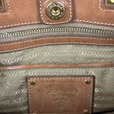 Prada Brown Leather 2Way Bag