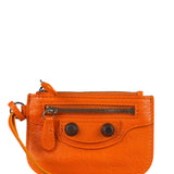 Balenciaga Le Cagole Zip Pouch Orange