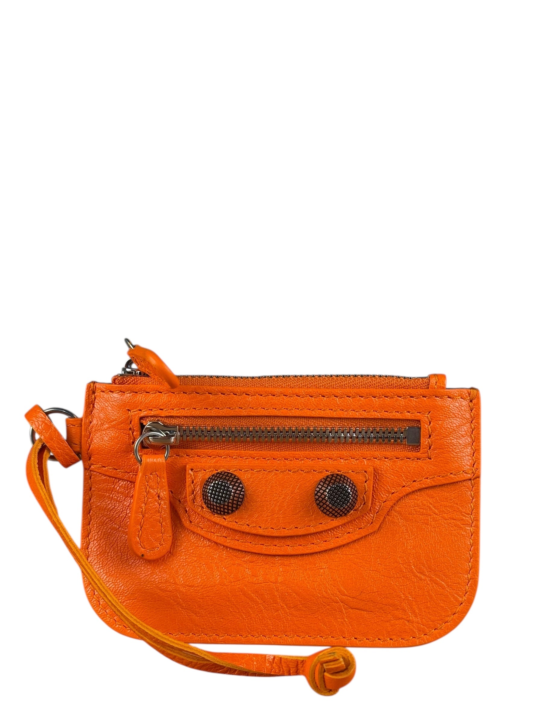 Balenciaga Le Cagole Zip Pouch Orange