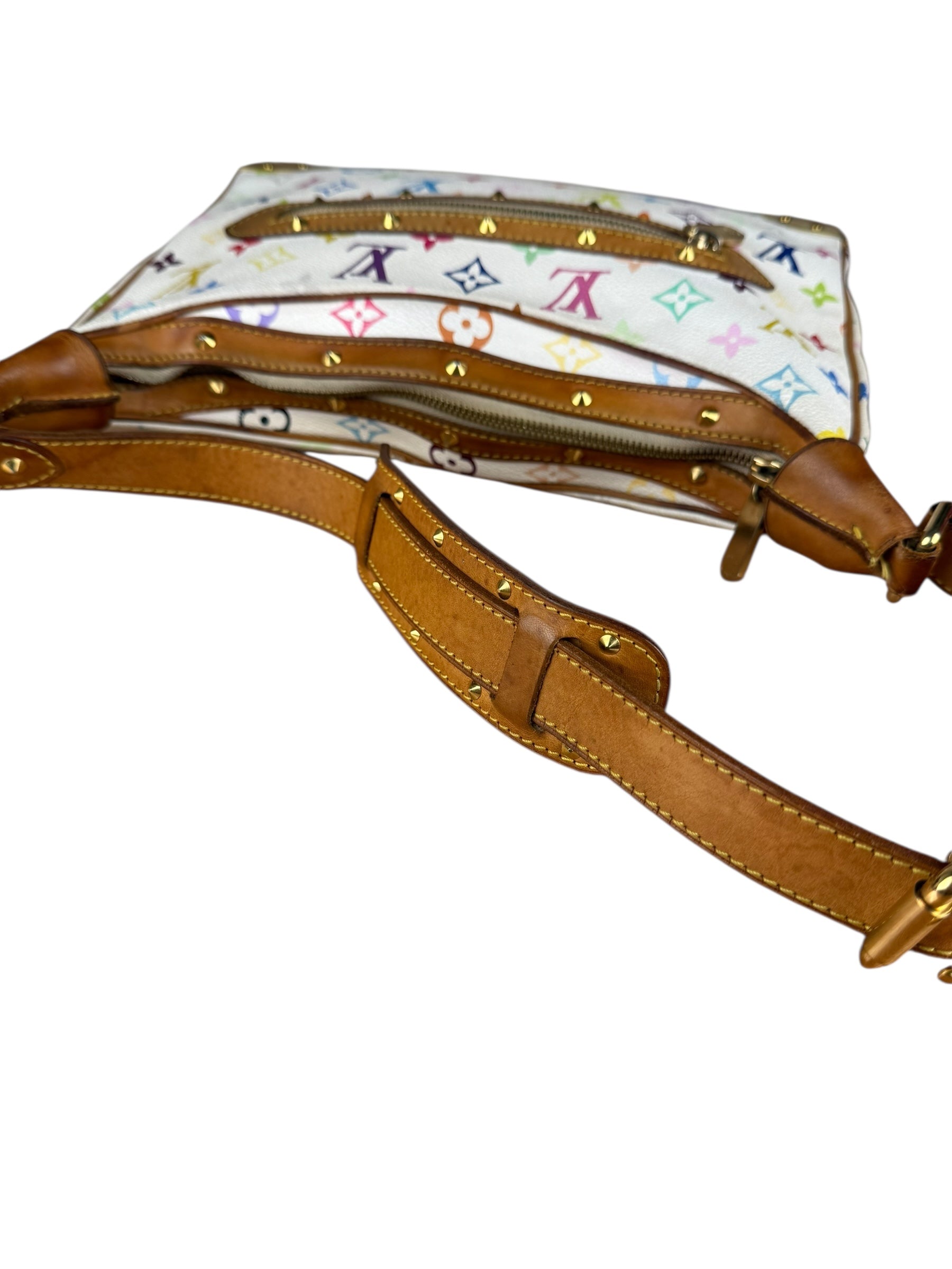 Louis Vuitton White Multi Murakami Boulogne Shoulder Bag