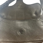 Gucci Black Leather Aphrodite GG Emblem Flap Bag