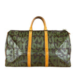 Louis Vuitton Stephen Sprouse Limited Edition Graffiti Keepall 50 Green