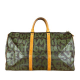 Louis Vuitton Stephen Sprouse Limited Edition Graffiti Keepall 50 Green