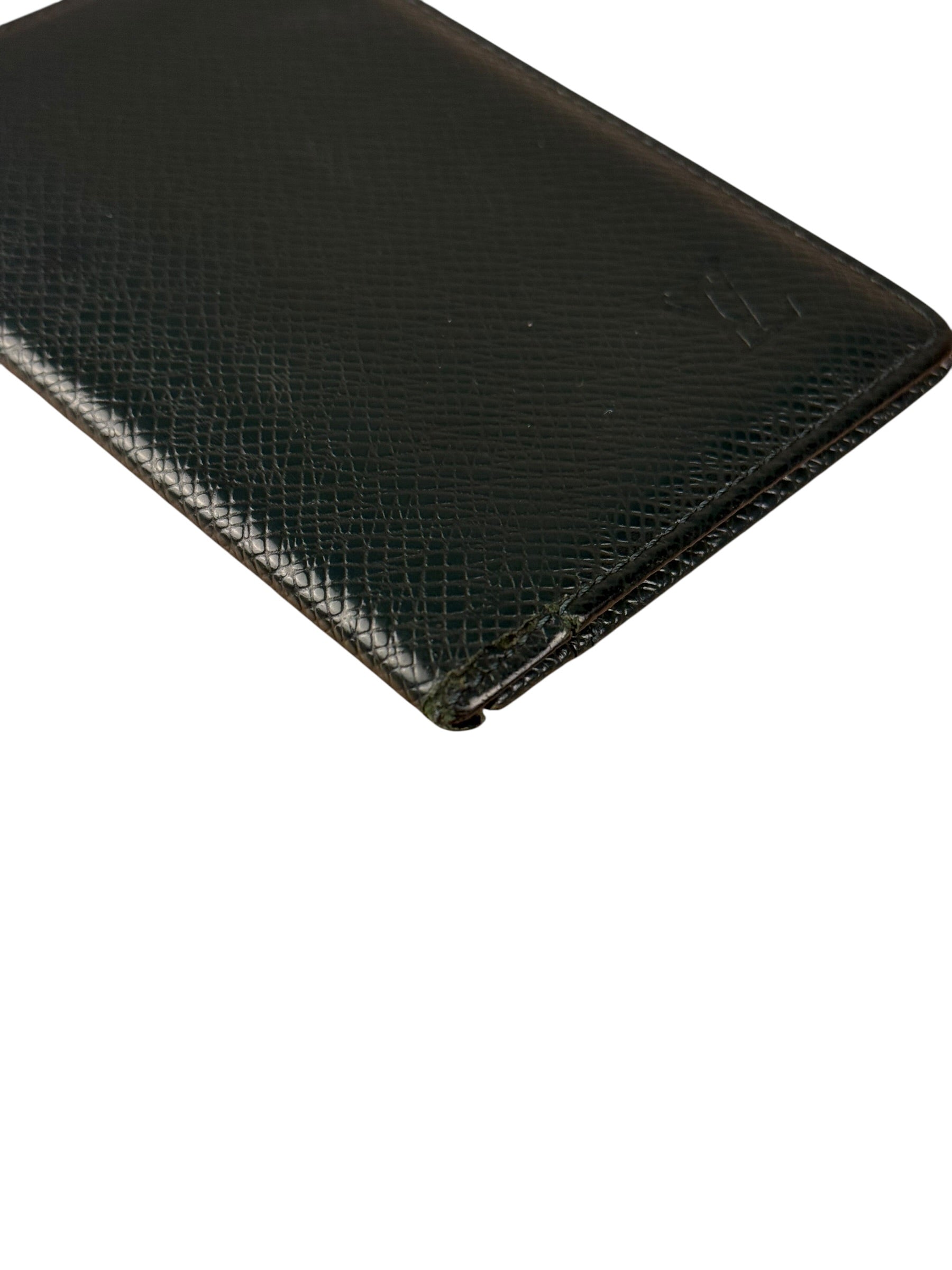 Louis Vuitton Vintage Green Taiga Cardholder