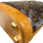 Louis Vuitton Black Vinyl/Leather Trim Cabas Ambre Tote PM