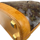 Louis Vuitton Black Vinyl/Leather Trim Cabas Ambre Tote PM