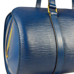 Louis Vuitton Blue Epi Soufflot Handbag