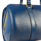 Louis Vuitton Blue Epi Soufflot Handbag