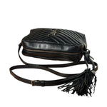 Yves Saint Laurent Black Leather Lou Camera Bag