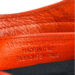Balenciaga Red Leather Mini City Bag