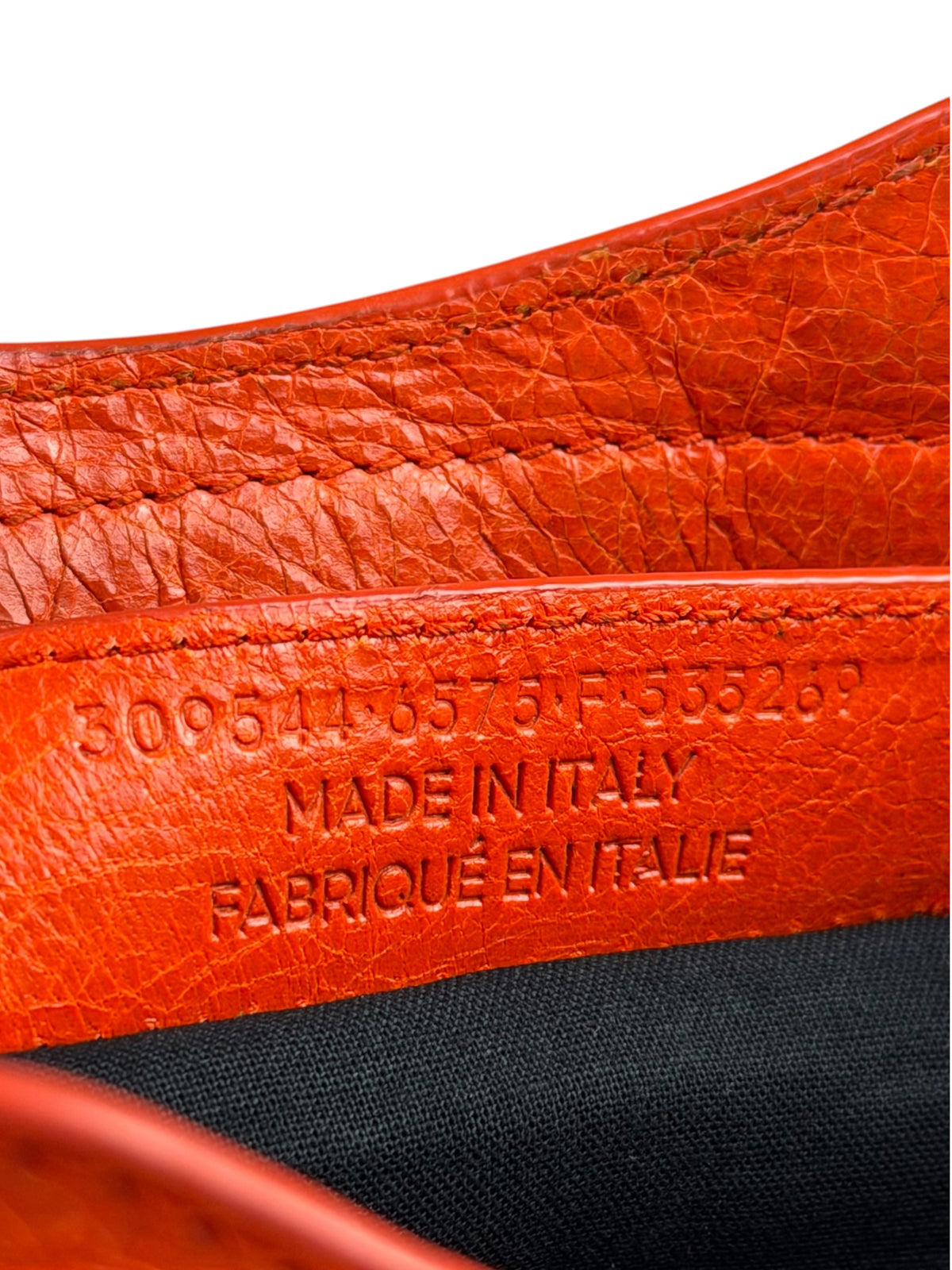 Balenciaga Red Leather Mini City Bag