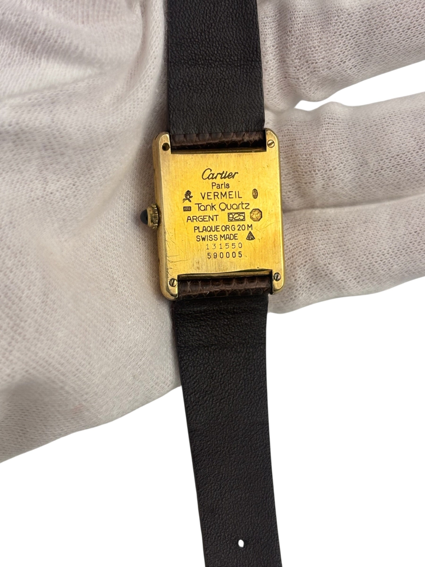 Cartier Must De Tank Cream Roman Dial