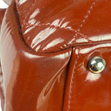 Chanel Red Patent Leather Chain Shoulder Bag 2012