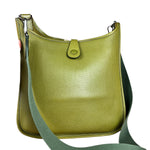 Hermes Taurillon Clemence Evelyne Green