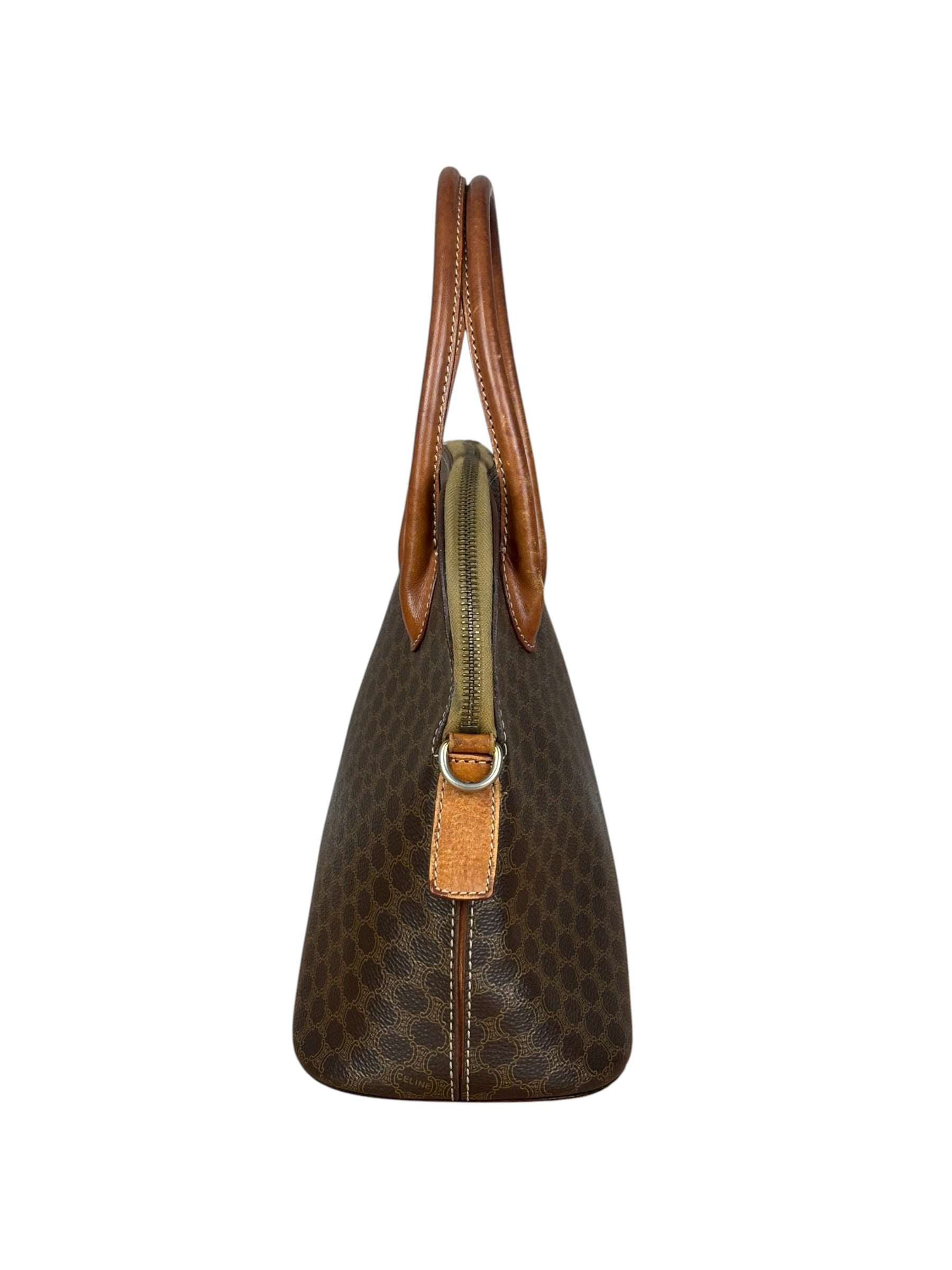Celine Vintage Macadam Top Handle Bag