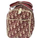 Christian Dior Vintage Red Trotter Boston Bag