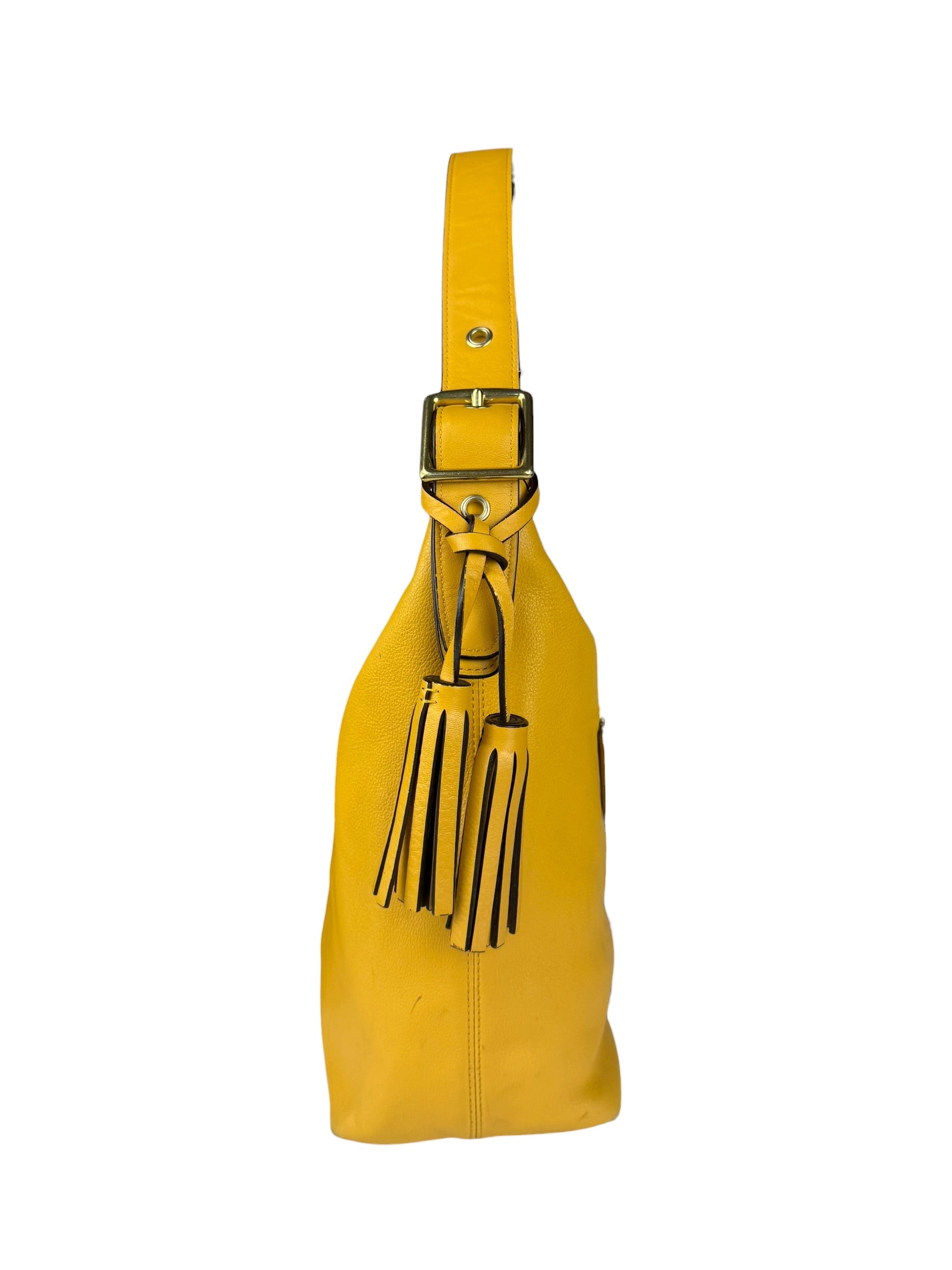 Coach Leather Legacy Sunflower Shoulder Bag