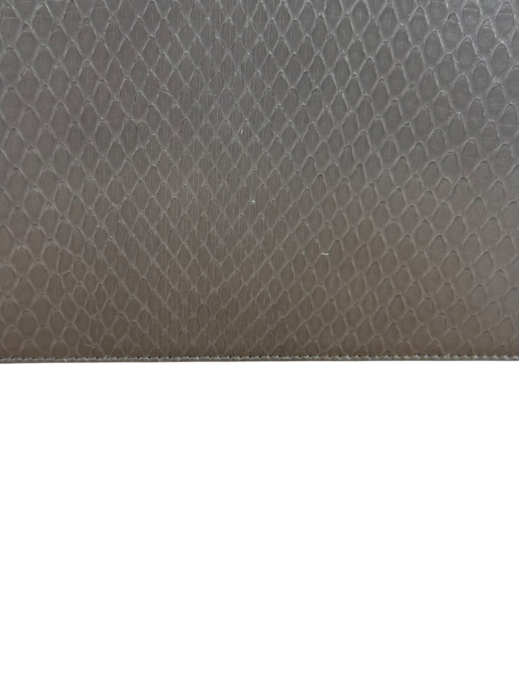 Gucci Zumi Grey Python Leather Small Shoulder Bag