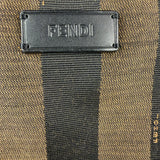 Fendi Pequin Canvas Tote Bag