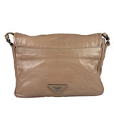 Prada Blush Pink Vitello Shiny Leather Flap Bag