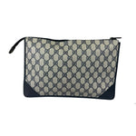 Gucci Vintage GG Coated Canvas Zip Travel Pouch Navy