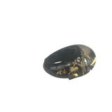 Louis Vuitton Black/Gold Crystal & Resin Inclusion Ring
