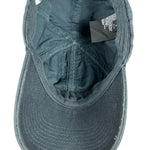Balenciaga Distressed Embroidered Cap Washed Black