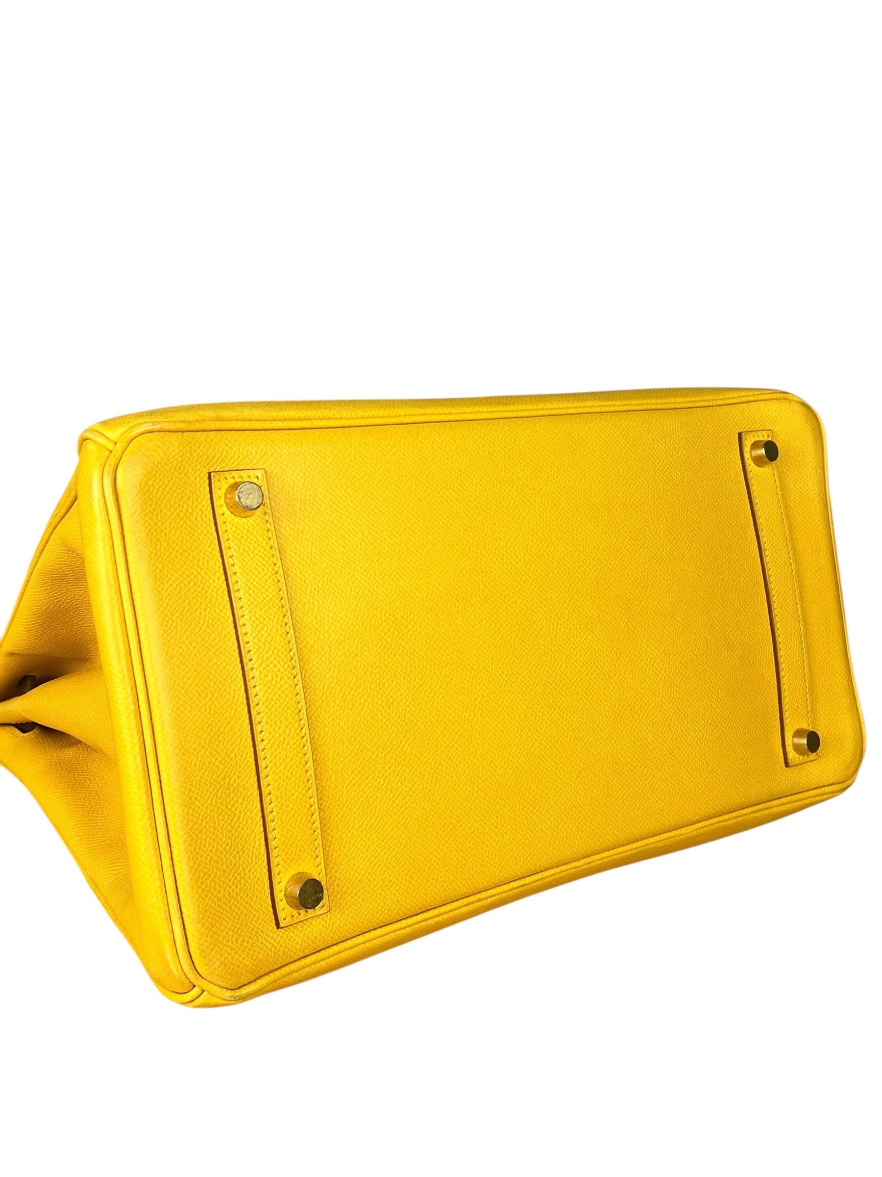 Hermes Birkin 35 Cushvel Havana x Jaune