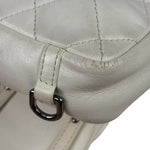 Chanel White Quilted Leather Multi-pocket Flap Bag 2007