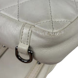 Chanel White Quilted Leather Multi-pocket Flap Bag 2007