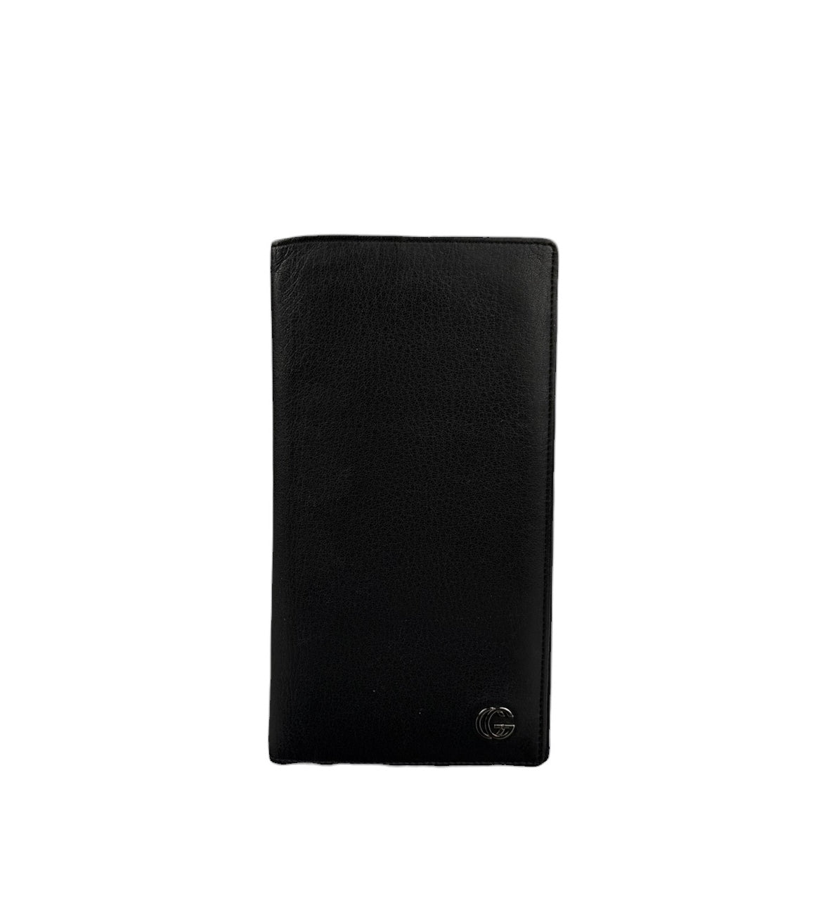Gucci GG Black Leather Marmont Long Wallet