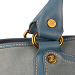 Celine Baby Blue Suede Leather Trip Boogie Handbag