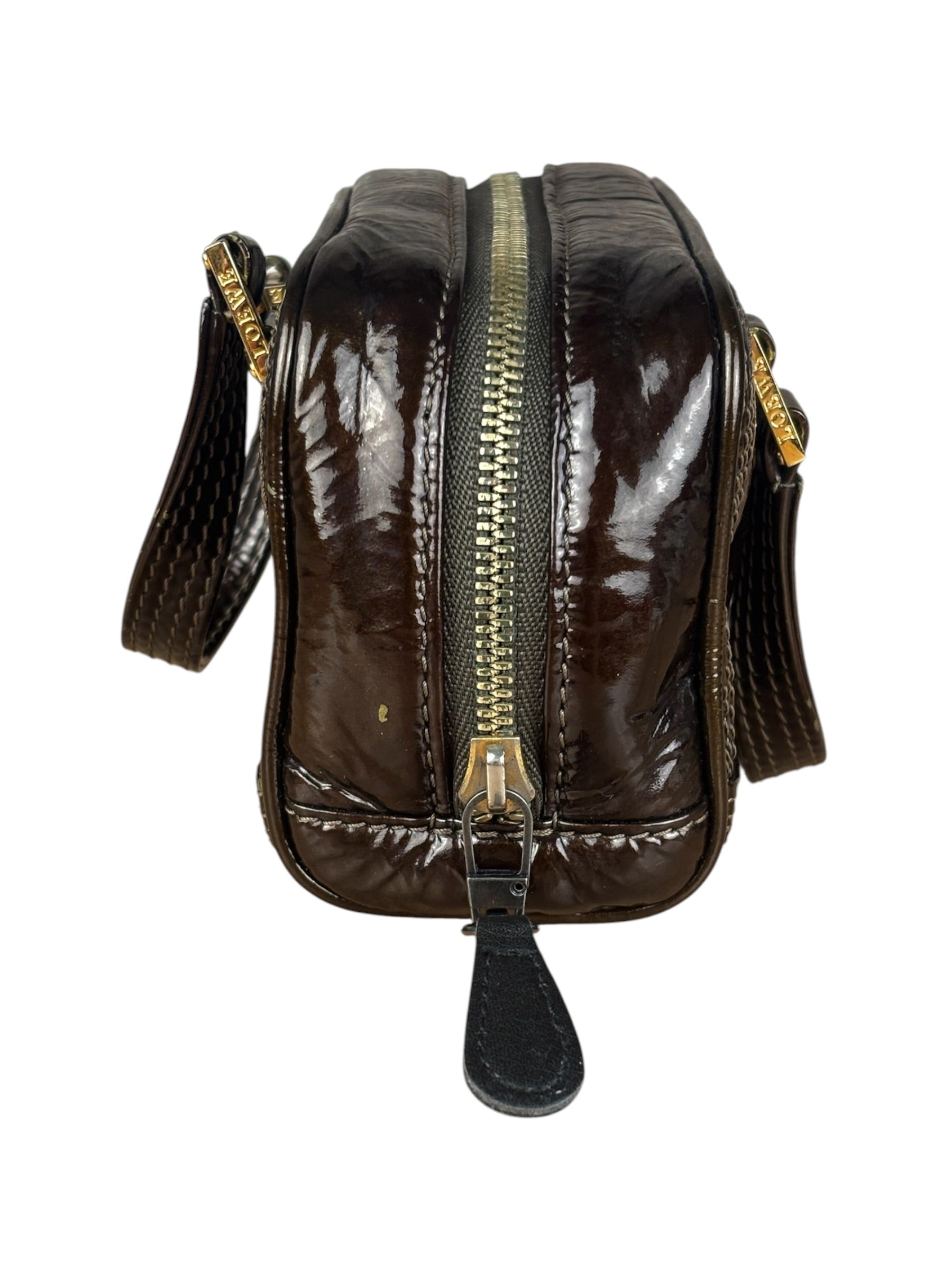 Loewe Patent Leather Micro Amazona Mini Bag