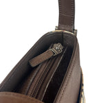 Burberry Brown Leather House Shoulder Bag