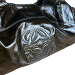 Loewe Vintage Nappa Aire Brown Patent Handbag