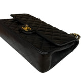 Chanel Black Quilted Leather Classic Medium Double Flap Bag 2014